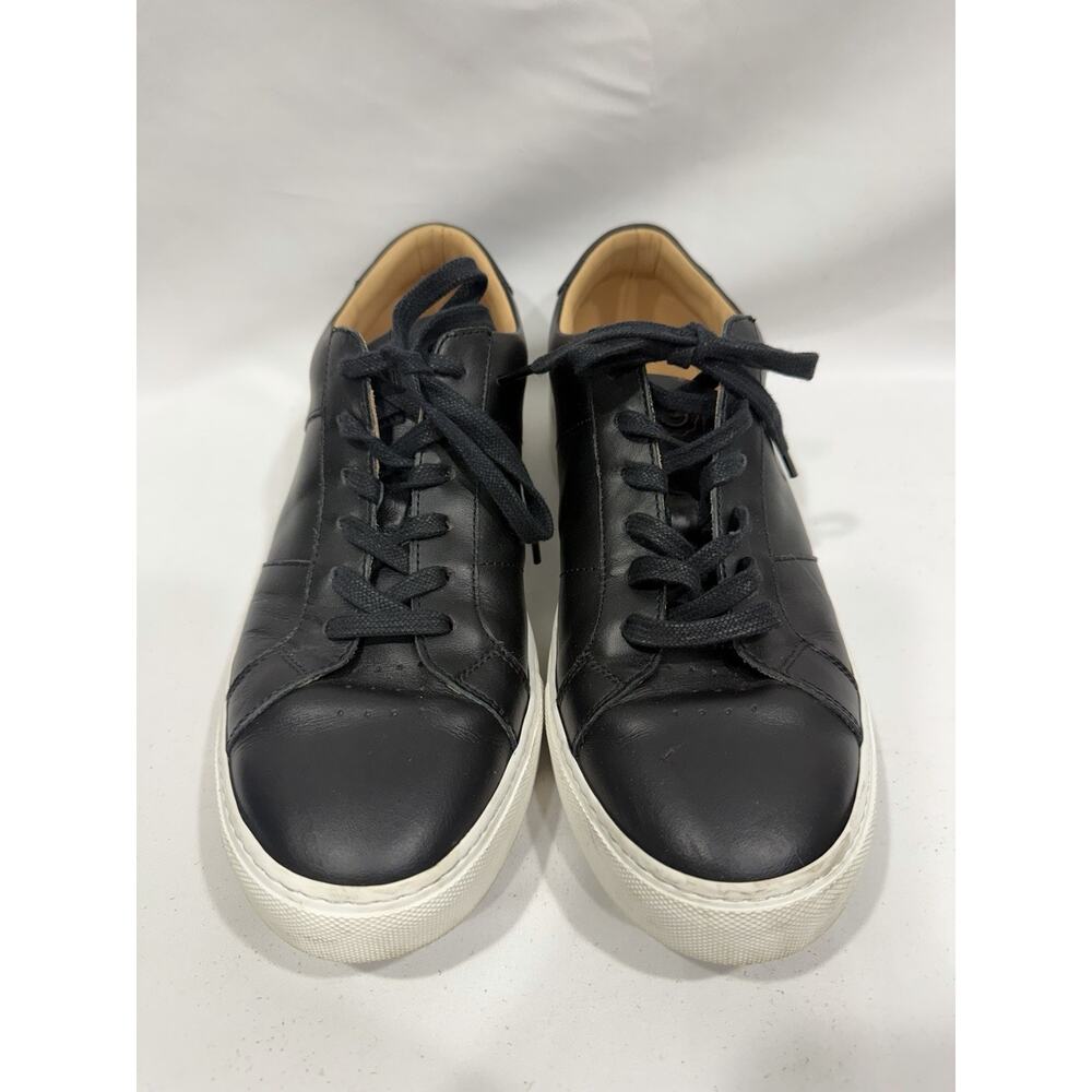 Greats Brooklyn Royale 2.0 Mens Size 11 Shoes Black Leather Casual Sneakers